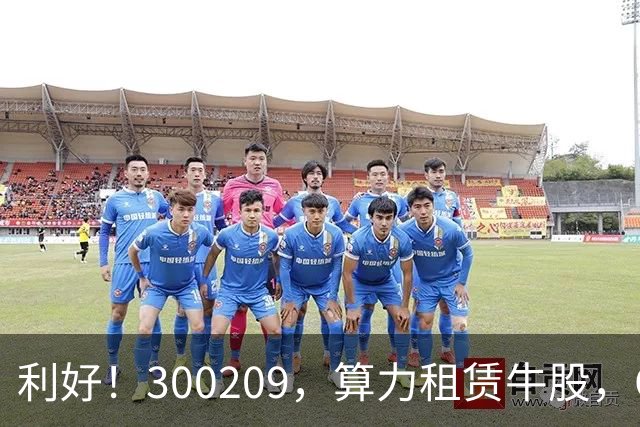利好！300209，算力租赁牛股，Q3营收大增55倍